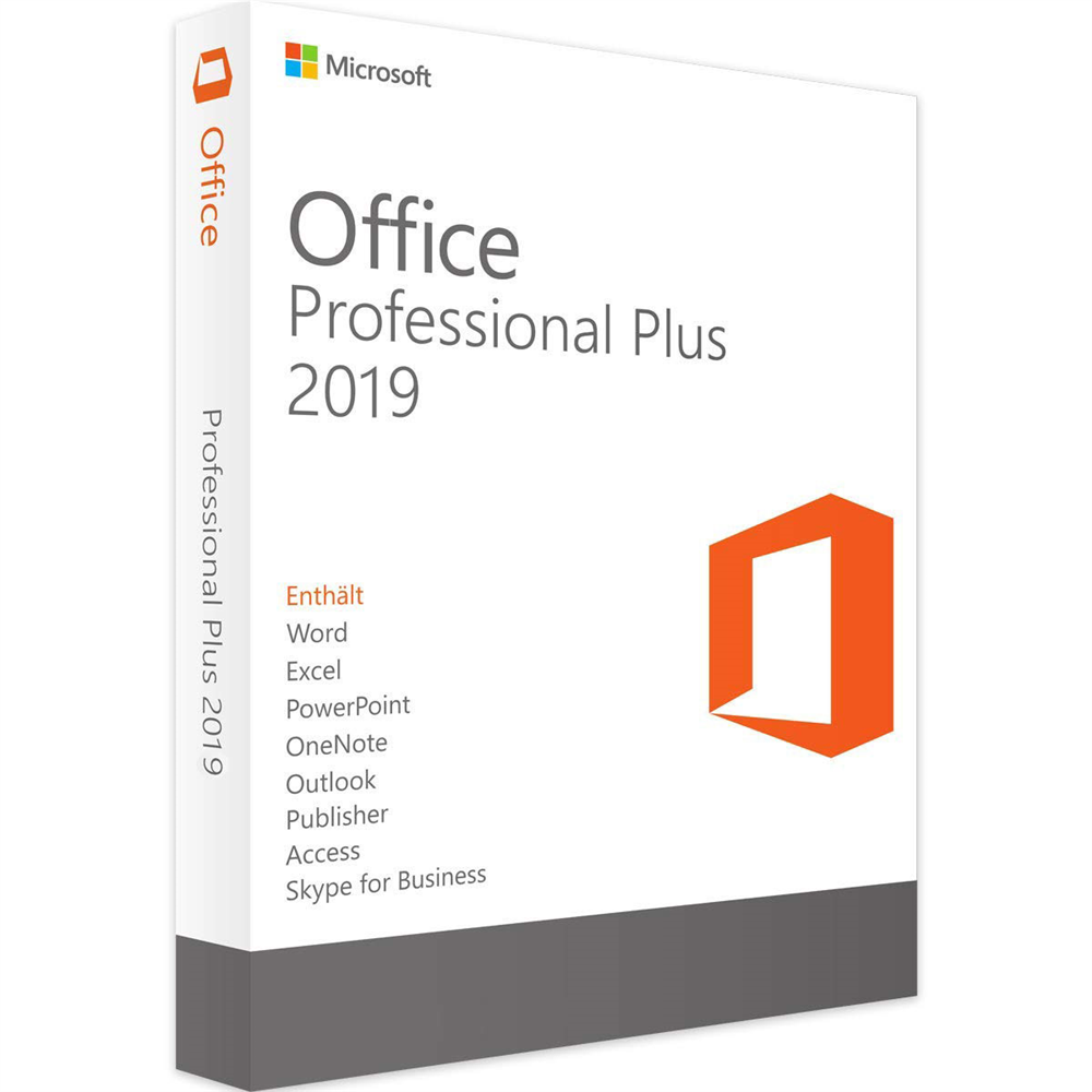 Microsoft Office 2019 Professional Plus License Key Digital Download